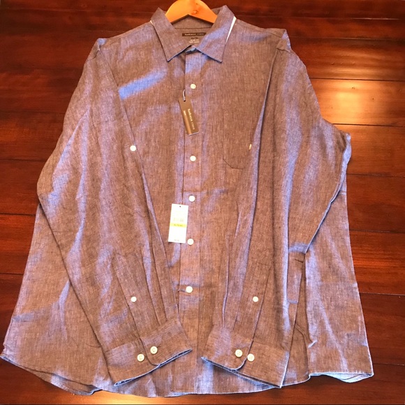 🔥 NWT Van Heusen Studio Dress Shirt - Picture 3 of 6